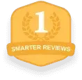 Gold #1 Smarter Reviews badge awarded to Boostaro as top ranked testosterone booster of 2026.